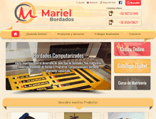 Tablet Screenshot of bordadosmariel.com